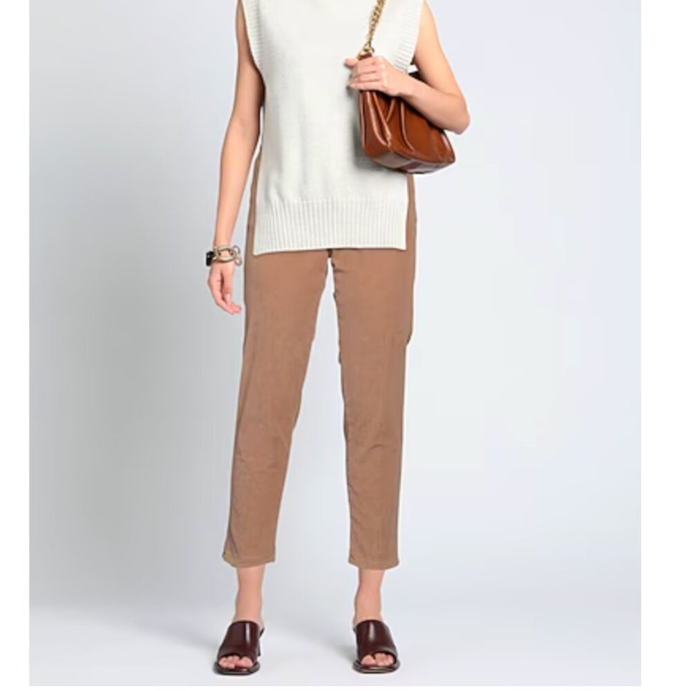 Italian Twill Relaxed Chino Pant in Tan Size 28